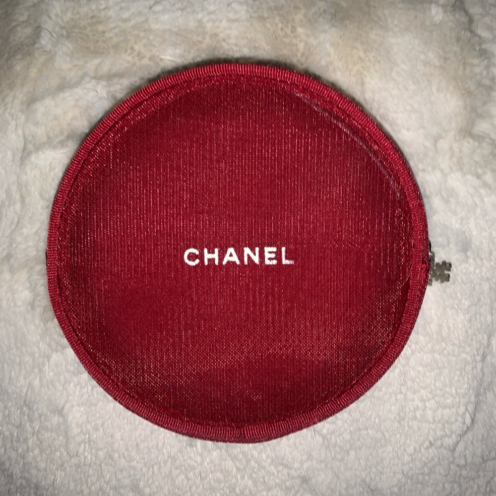 CHANEL Makeup bag with original box.
